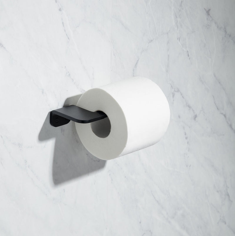 Toilettenpapierhalter ohne Deckel ONYX schwarz matt