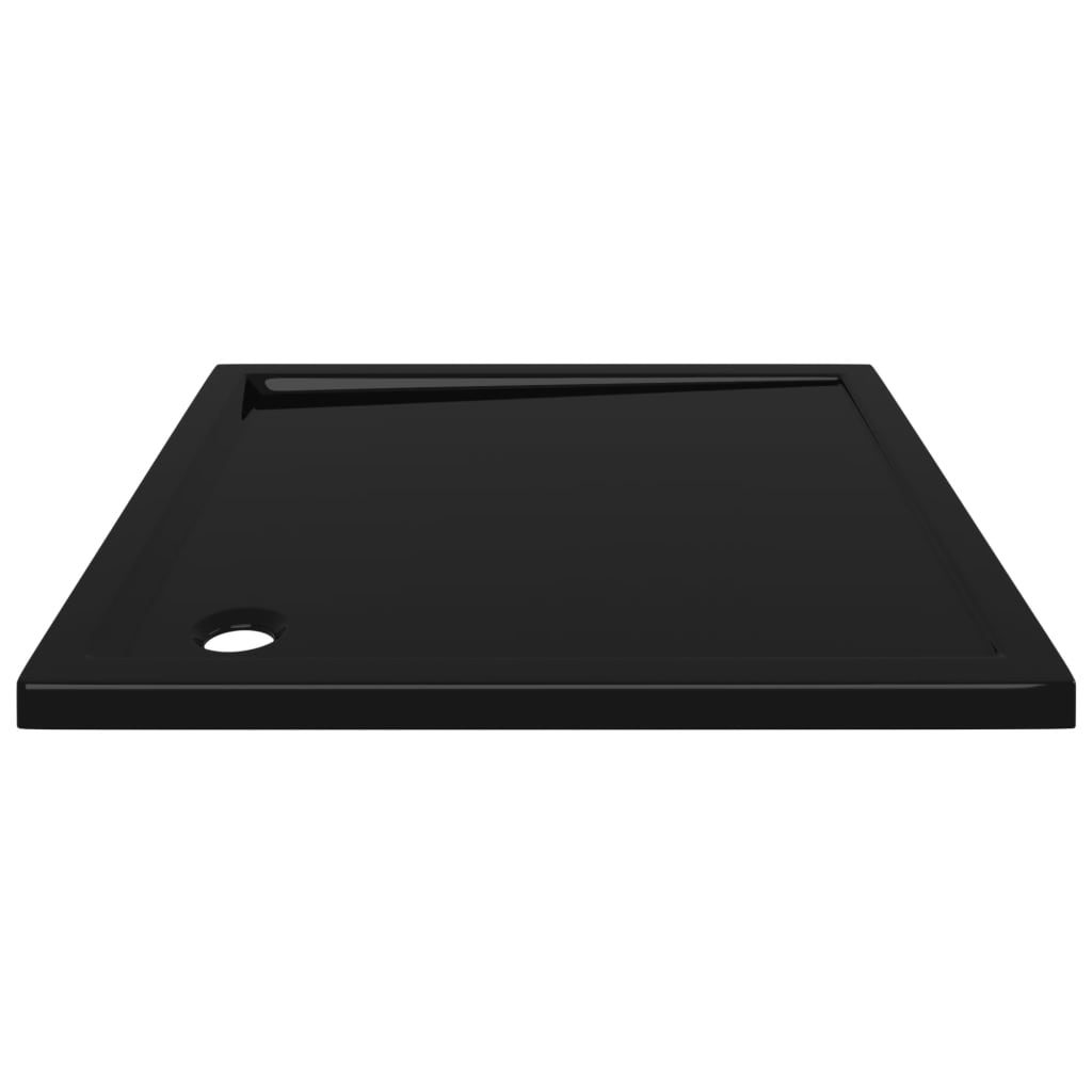 Plato de ducha ABS cuadrado negro 80x80 cm