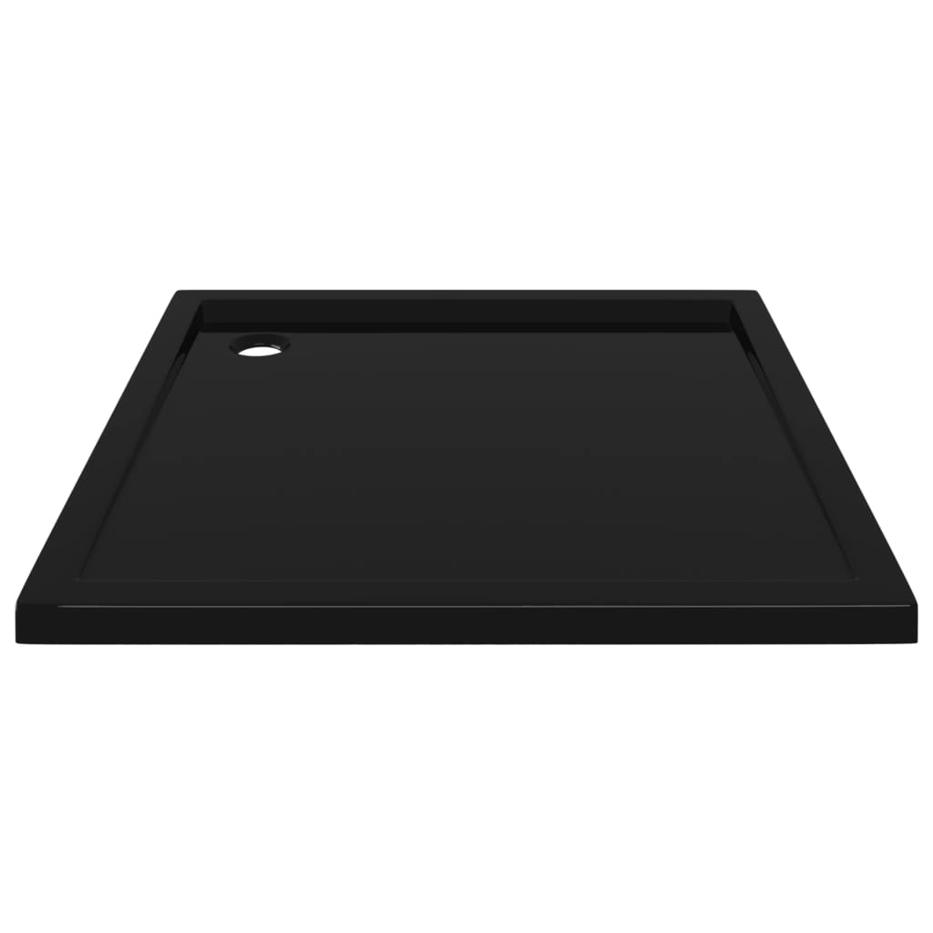 Plato de ducha ABS cuadrado negro 80x80 cm