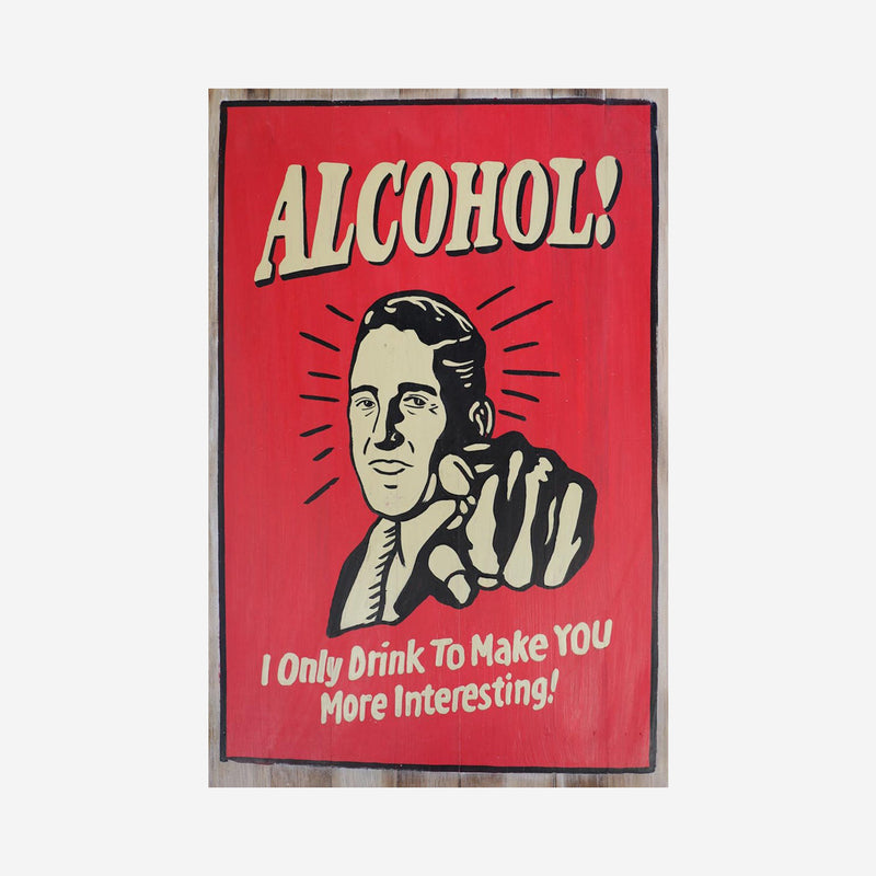 Wanddeko Alkohol