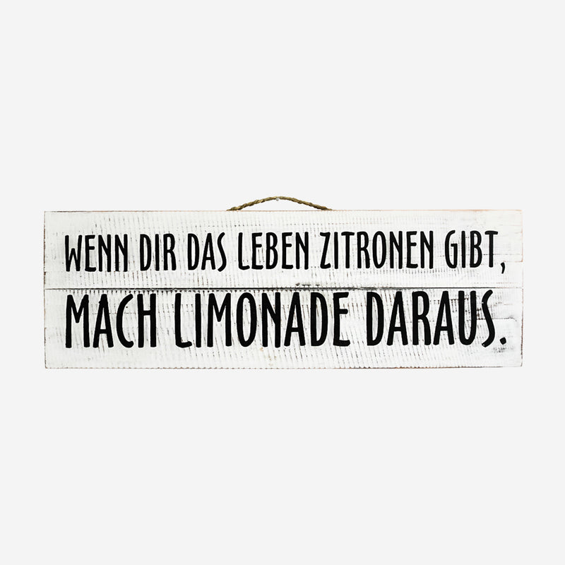 Wanddeko Wenn dir das Leben