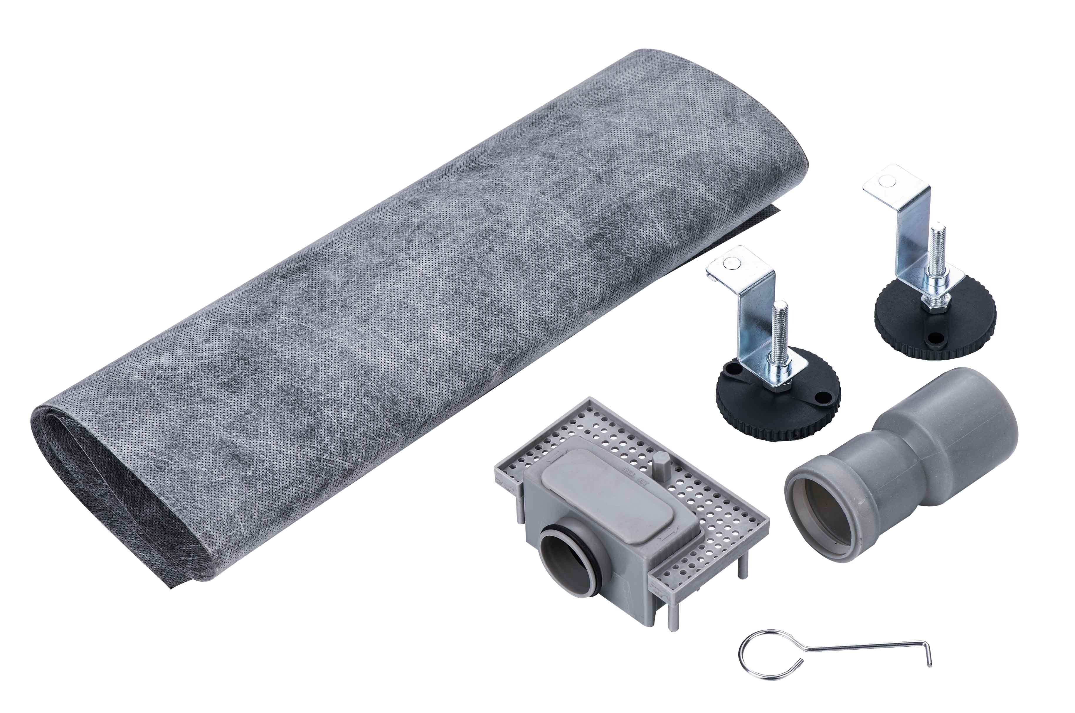 Shower channel Nirosta 60 cm black look