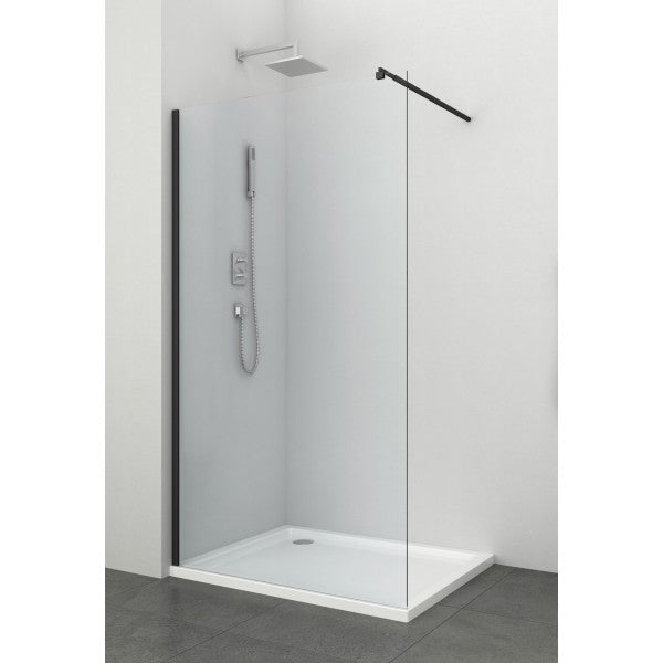 Shower partition Freedom II BLACK in 6 different sizes