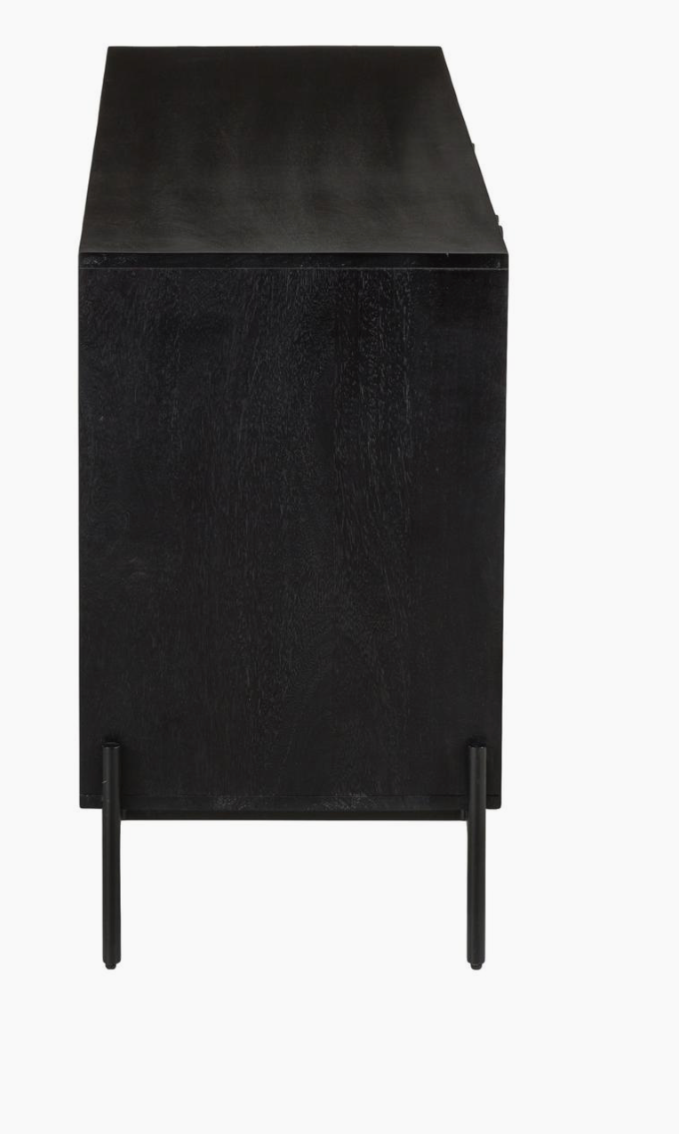 Sideboard Schrank Marianne mit Wiener Geflecht