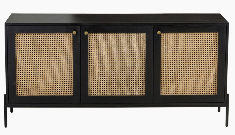Sideboard Schrank Marianne mit Wiener Geflecht