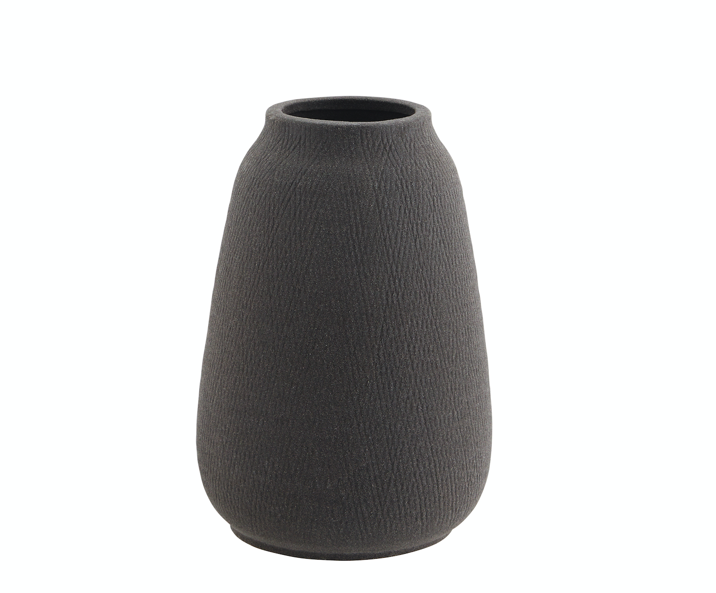 Vase Matt schwarz