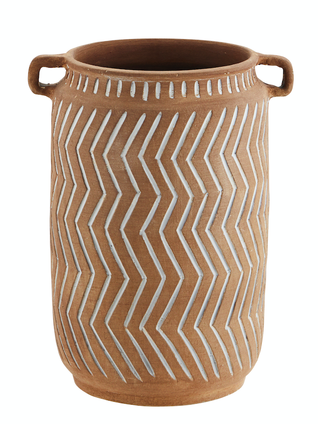 Terracotta vase Ø 18.5 x 28.5 cm