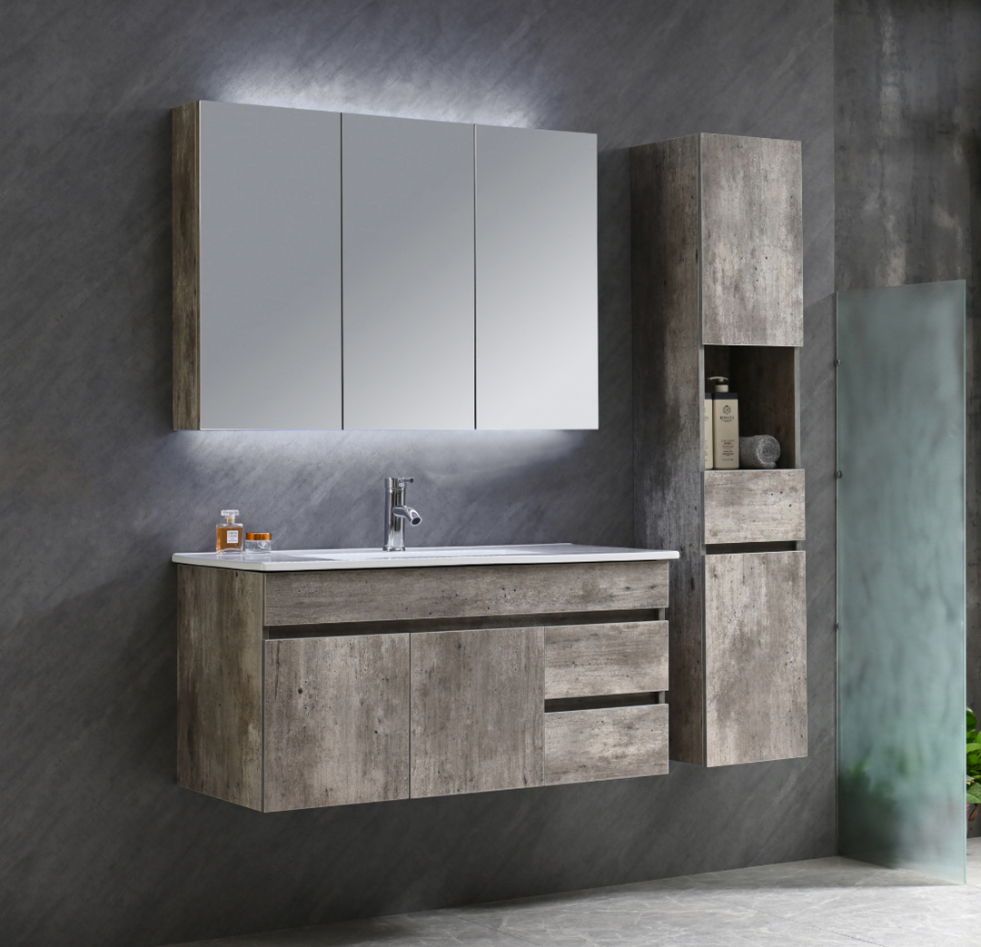Bathroom furniture set BELLUNO grey