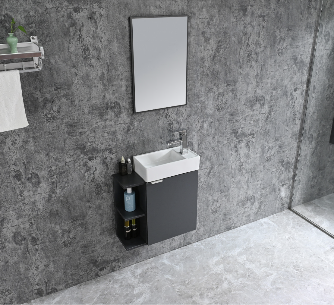 Bathroom furniture set CLOUD Gray 55