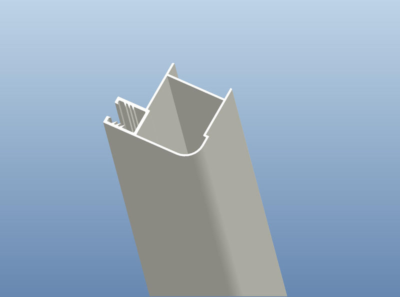 Eckverbindungsprofil chrom
