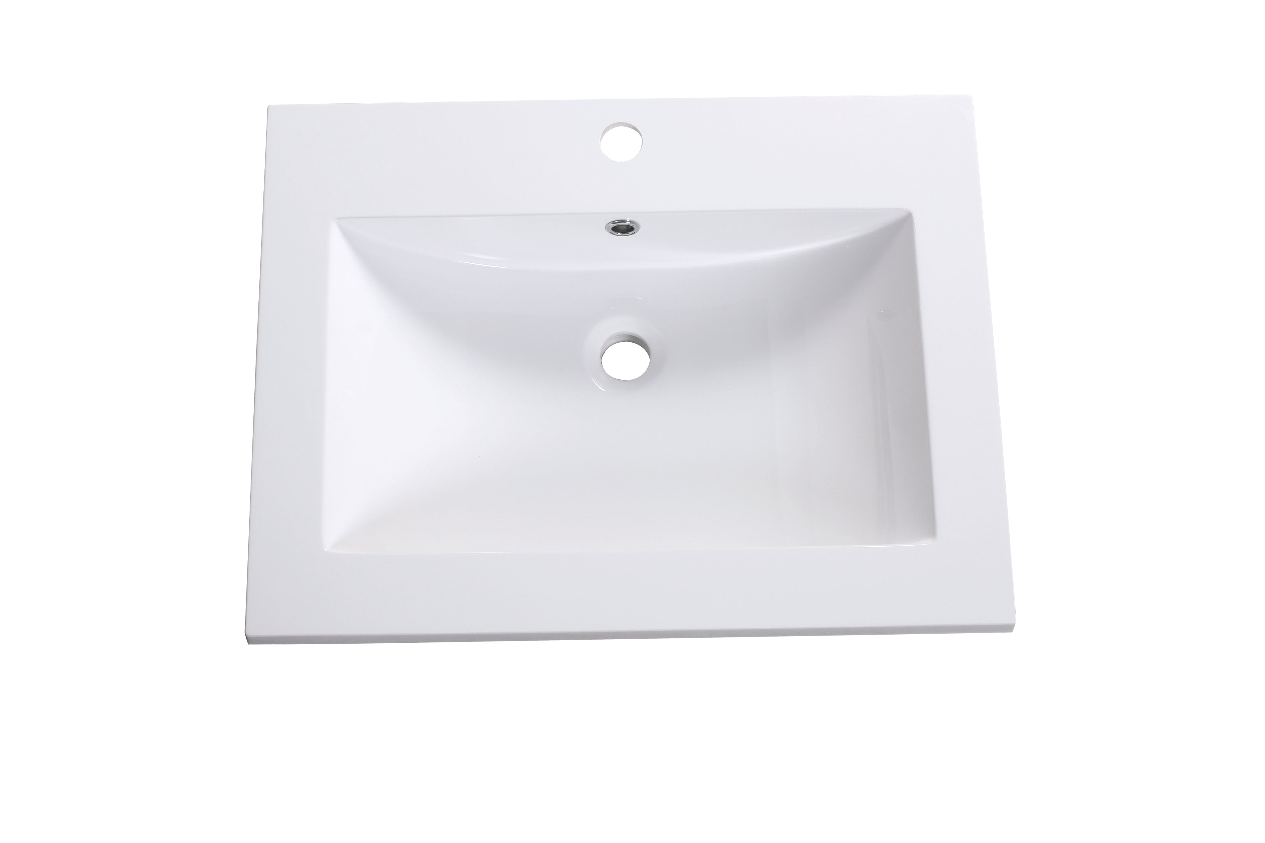 Mineral cast washbasin 60x46x11.2 cm