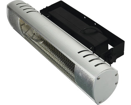 Infrared heater with pull switch 1500 W silver