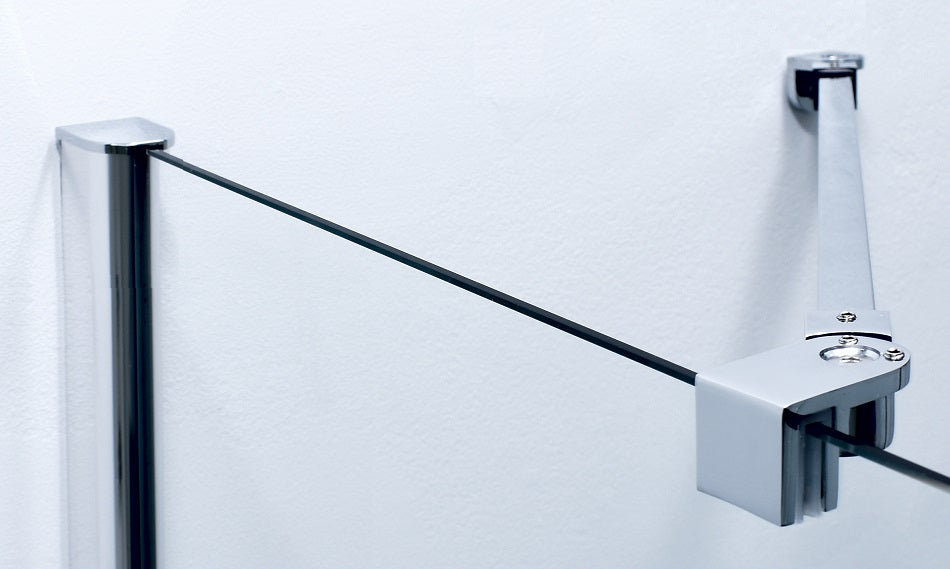 Sanoflex YOUNG shower partition in 6 different sizes