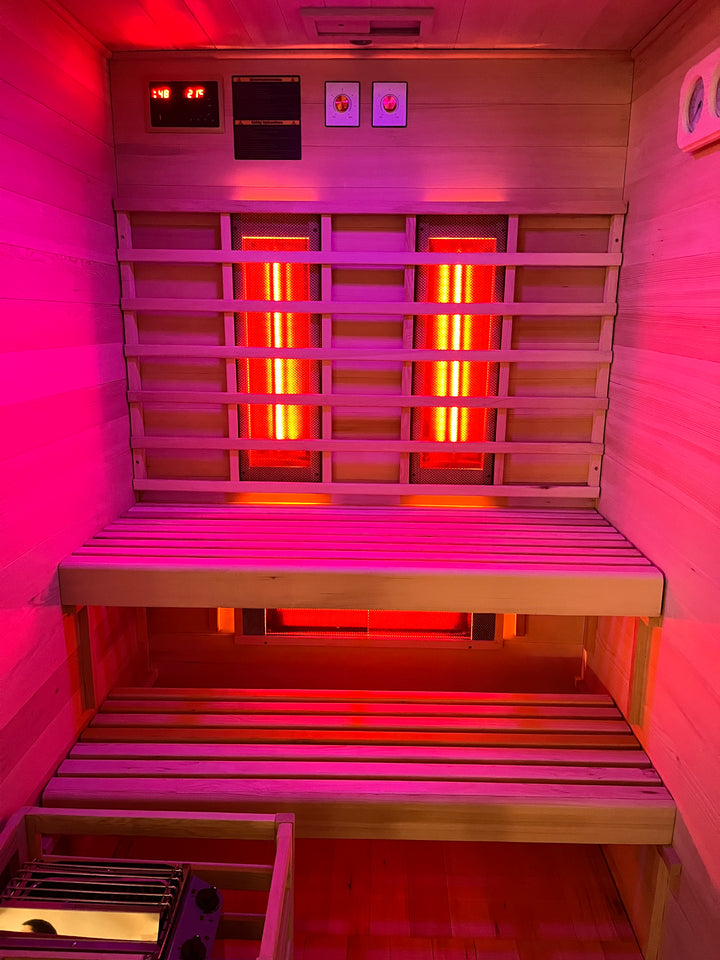 Infrared and Finnish sauna TWINCOMBI for 2 people