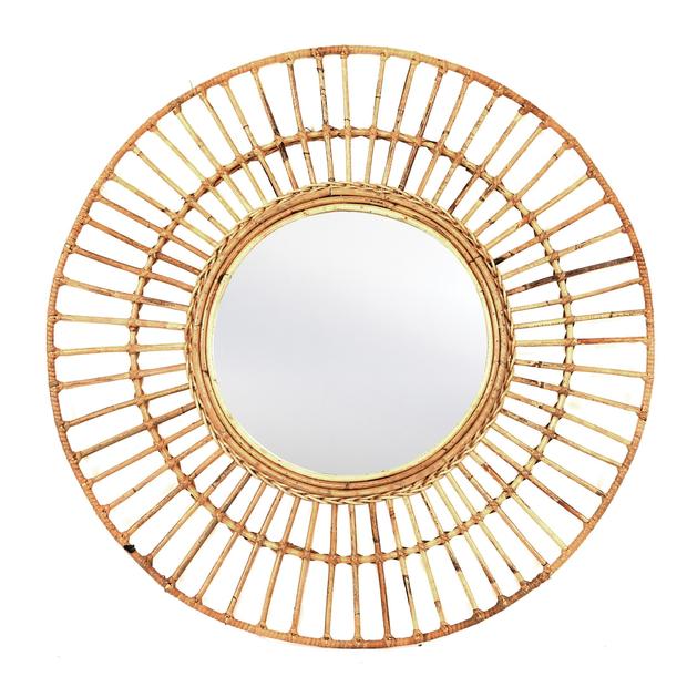Runder Spiegel Golden Sun 50