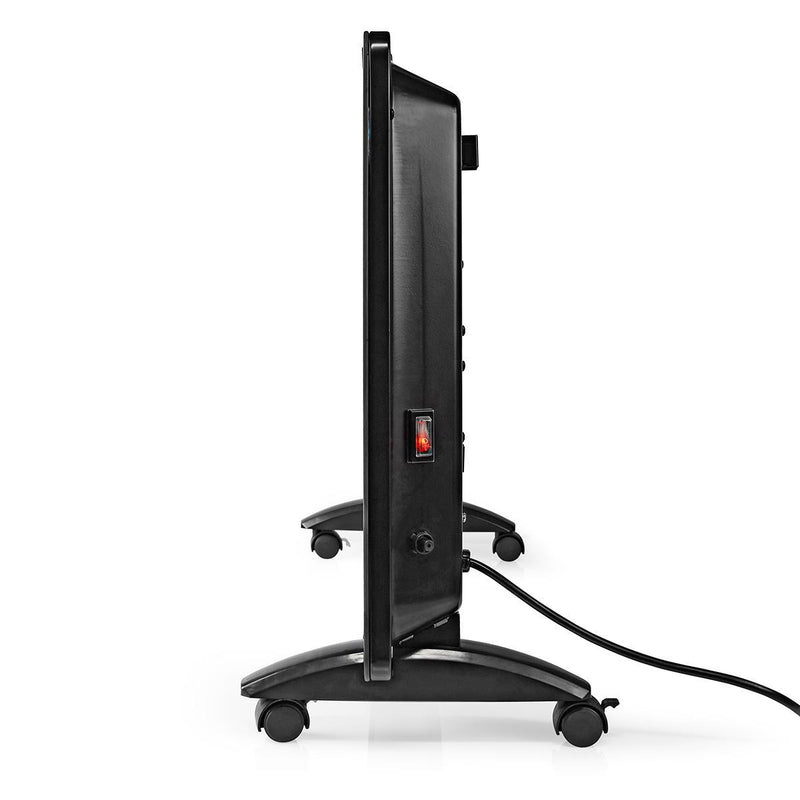Glass convection heater 2000 W black