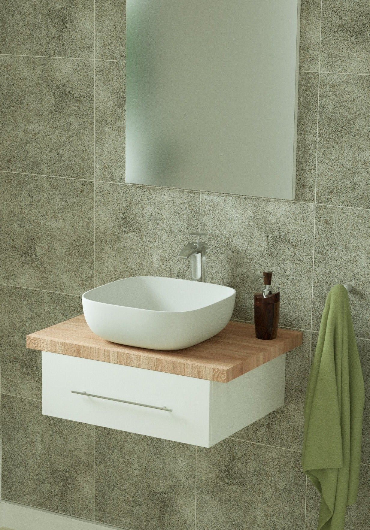 Conjunto de muebles de baño LIVE 80