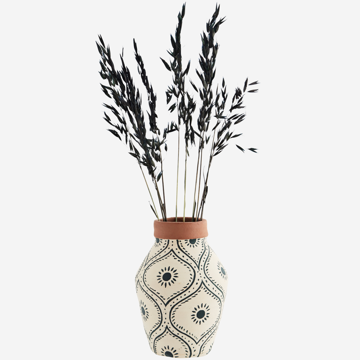 Handbemalte Tonvase