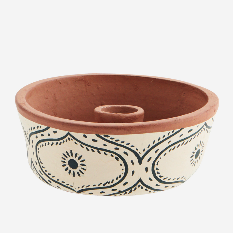 Hand painted candle holder