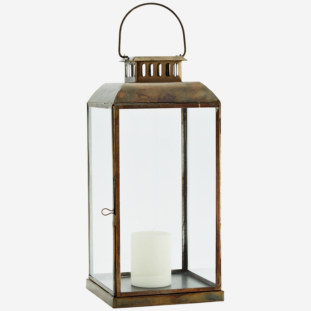 Metal Lantern - 21 x 21 x 46cm