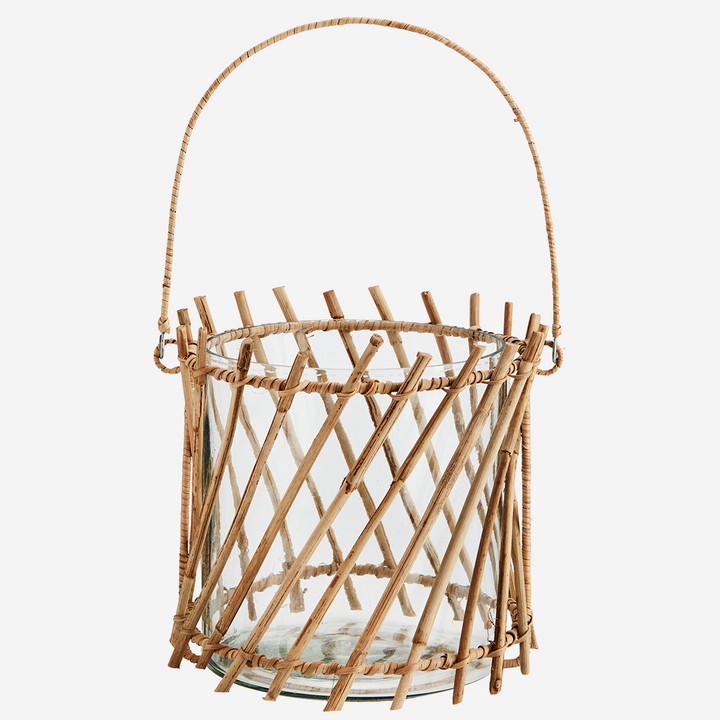Lantern made of bamboo - Ø 20 x 18cm