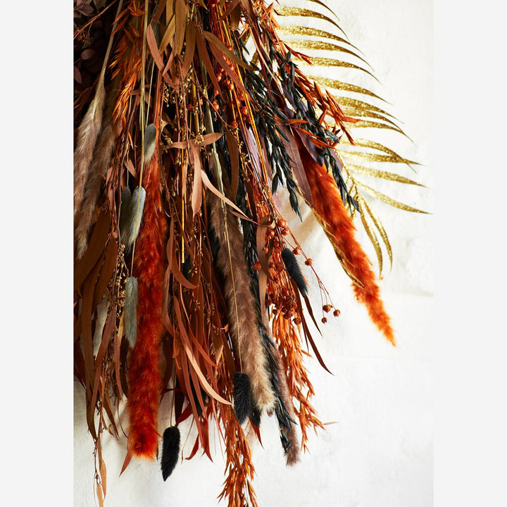 Dried Velvet Grass Fuchsia