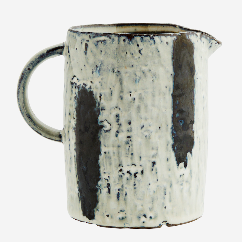 Stoneware Pitcher Stripe