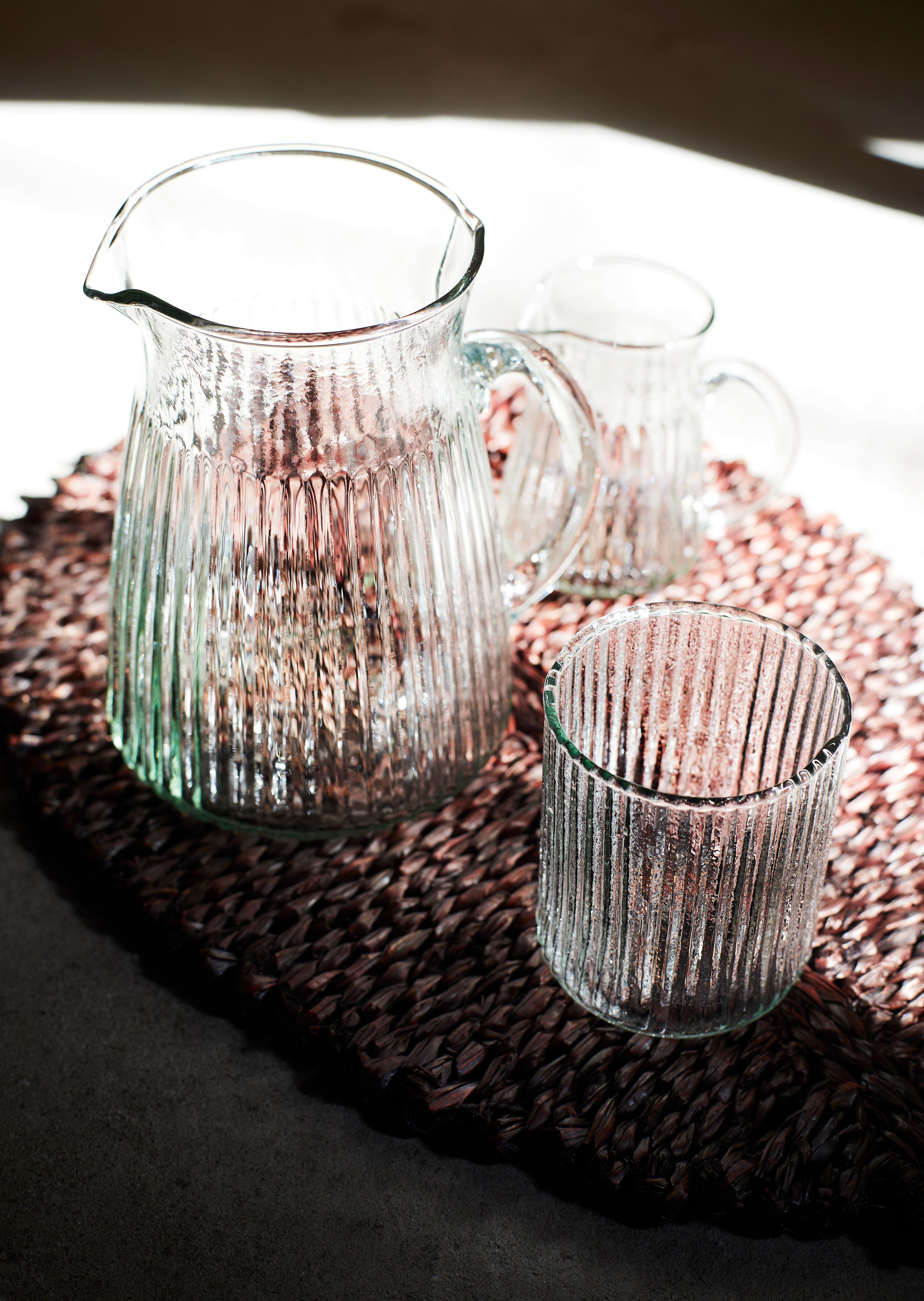Glass Pitcher Stripe