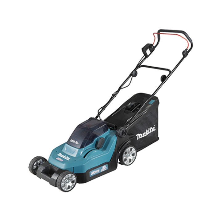 Makita cordless lawn mower DLM382CM2 incl. 2 batteries 4.0 Ah and charger