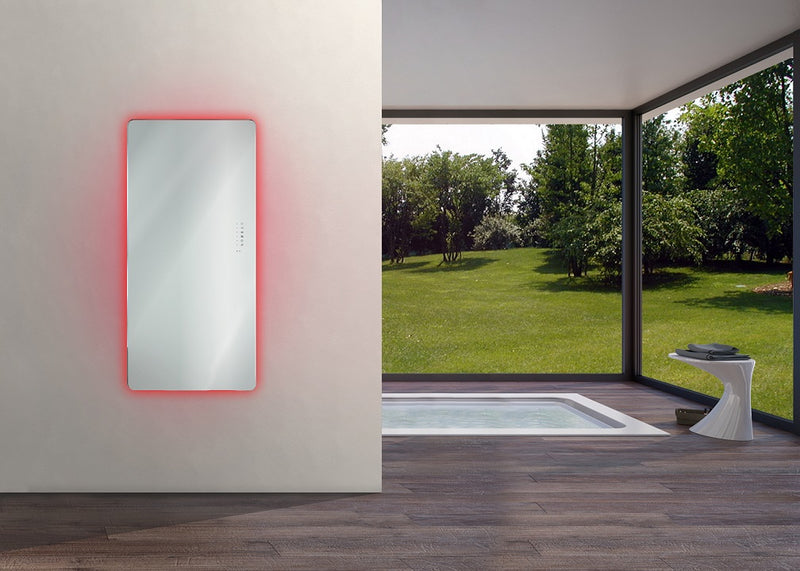 Elektrodesignheizkörper E-Rom  100 x 50 cm Spiegeloptik