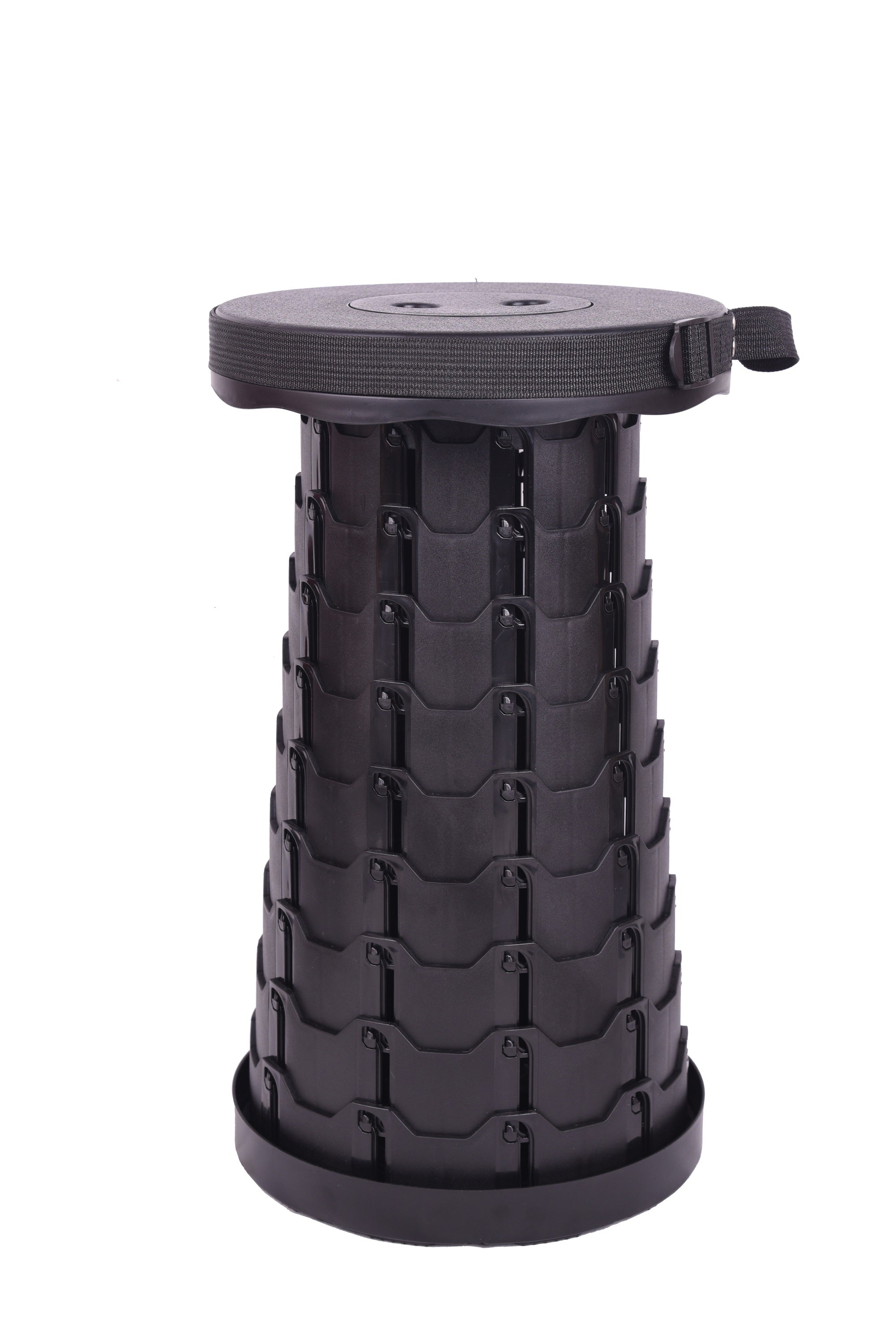 Portable telescopic stool with shoulder strap in 3 different colors