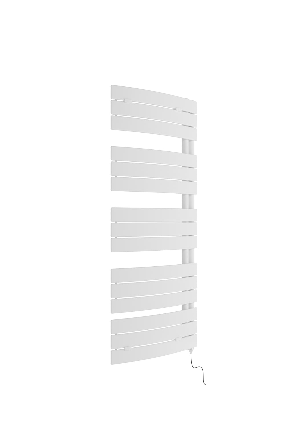 Design Handtuchwärmer E-Salzburg Contract, weiß, gebogen 138 x 55 cm