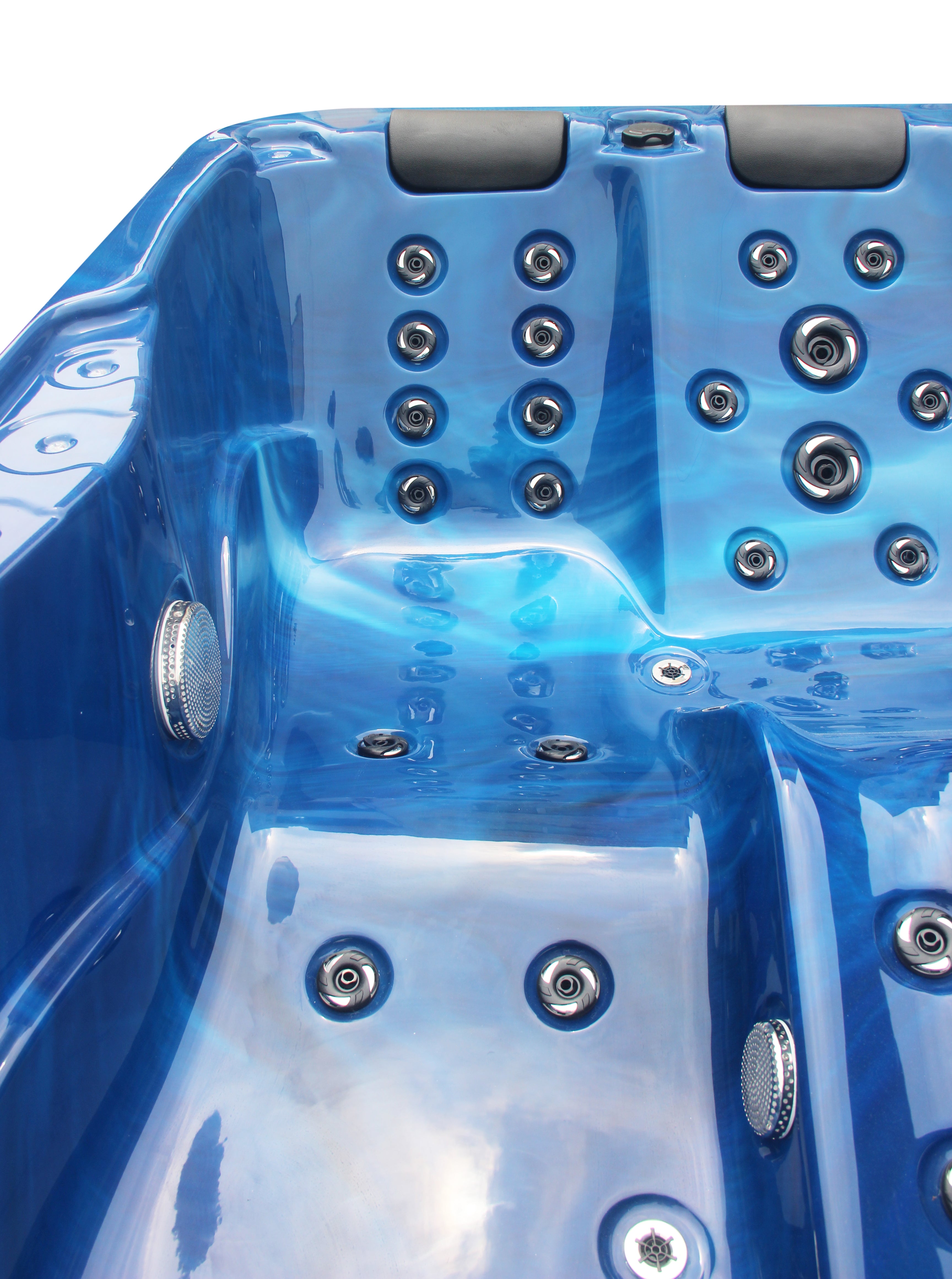 Outdoor whirlpool Modena Blue including cover - 205 x 130 x 70 cm