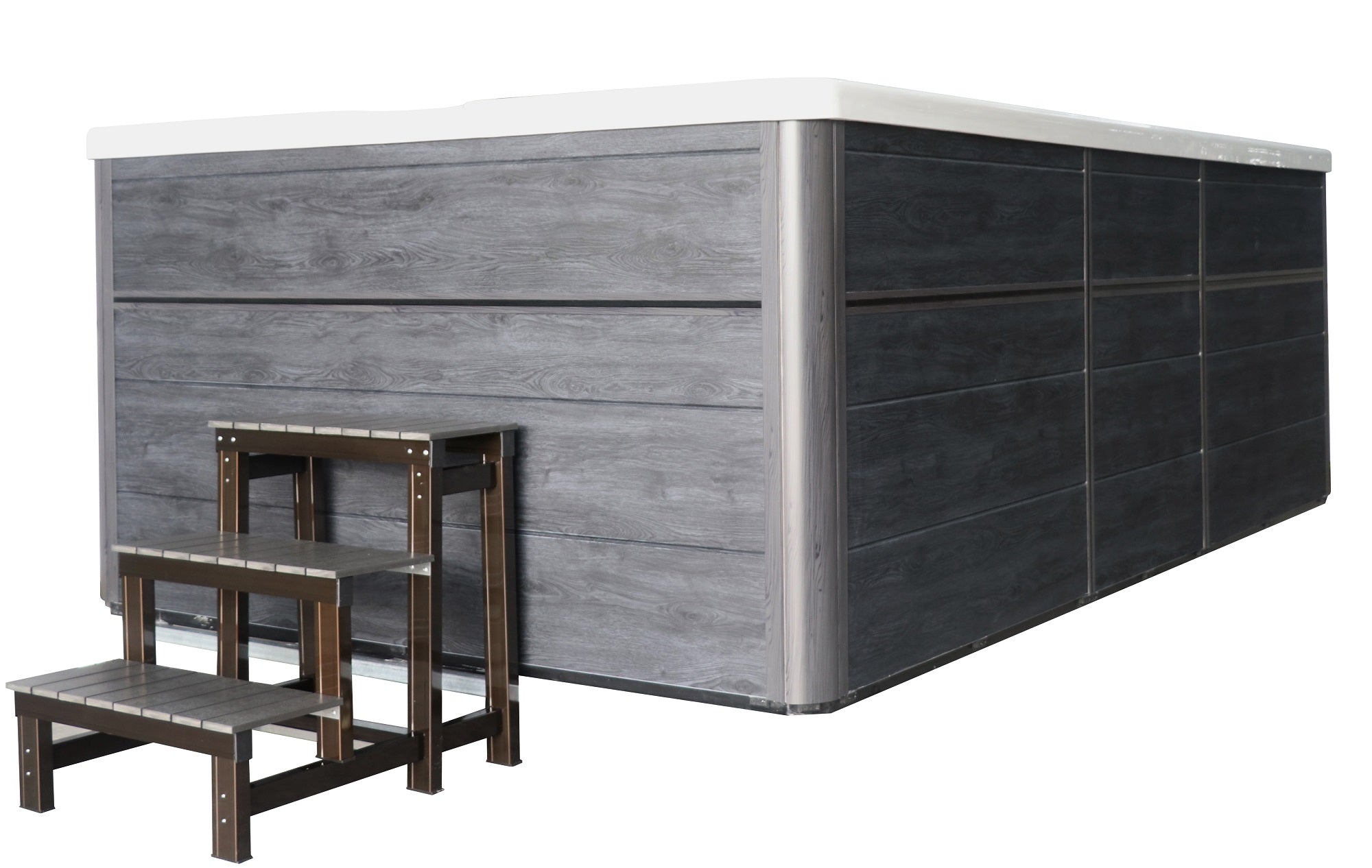 Swimspa IBIZA STERLING SILVER including cover and ladder 400 x 228 x 131 cm