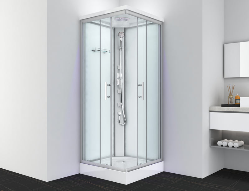 Complete shower cabin TC06S 90 x 90 x 215 cm