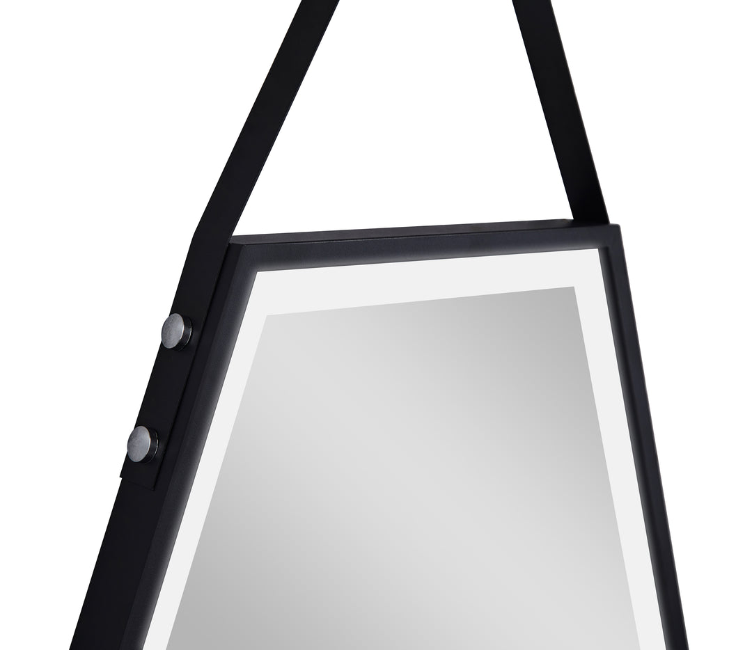 Spiegel mit indirekter Beleuchtung 60x80 cm | Schwarz