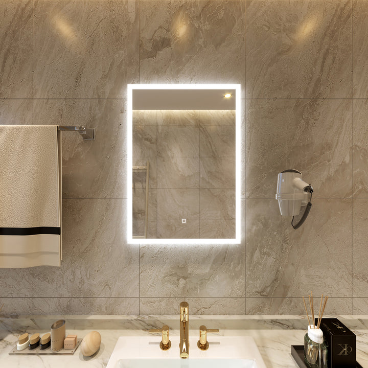 Mirror with indirect lighting (LED) SLOPE 60 x 80 cm