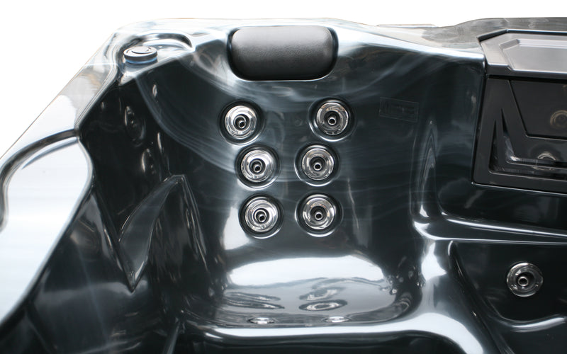 Outdoorwhirlpool FIJI Pearl Shadow Grau inkl. Abdeckung - 210 x 160 x 80 cm