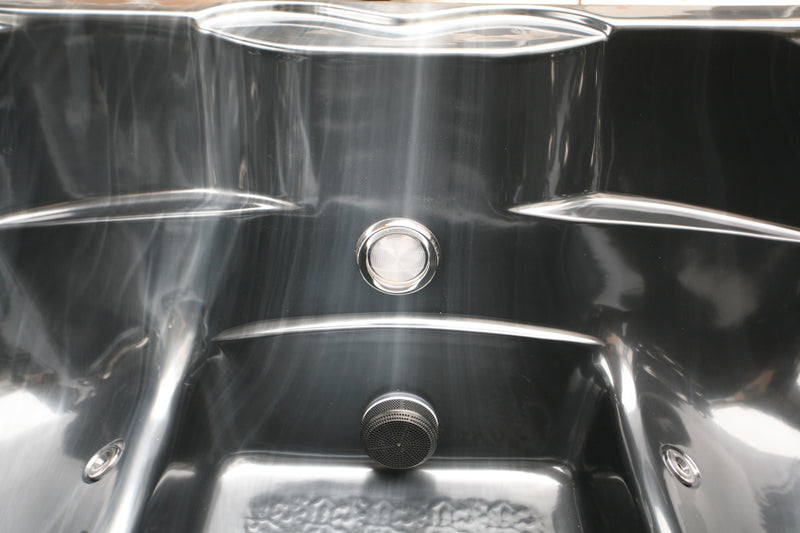 Outdoorwhirlpool FIJI Pearl Shadow Grau inkl. Abdeckung - 210 x 160 x 80 cm